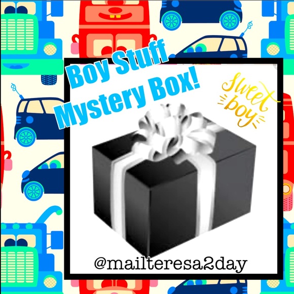 🏴☠️MYSTERY BOY BOX🏴☠️ full of Misc Boy Stuff - Picture 1 of 3